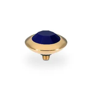 Qudo Tondo 13mm Gold Topper - Deep Sea