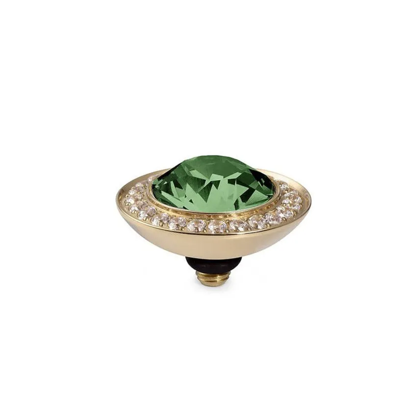 Qudo Tondo Deluxe 13mm Gold Topper - Erinite