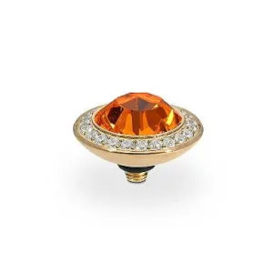 Qudo Tondo Deluxe 13mm Gold Topper - Sun