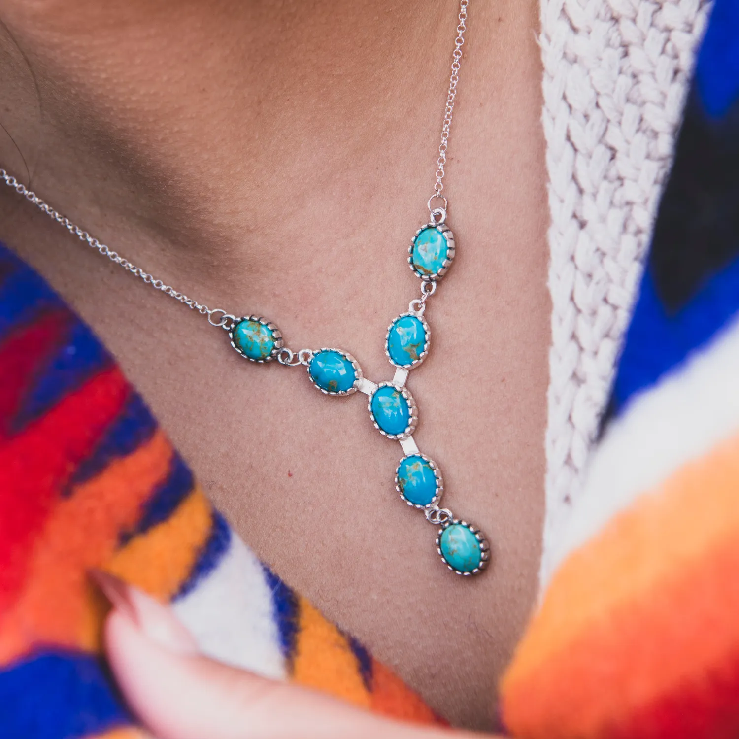 Radiante: Daybreak Turquoise Y-Necklace