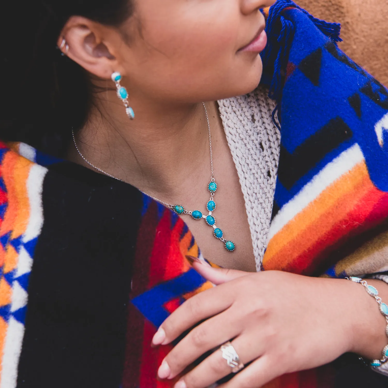 Radiante: Daybreak Turquoise Y-Necklace