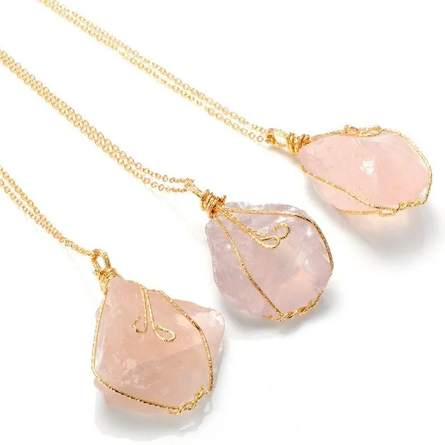 Rainbow Crystal Chakra Necklace