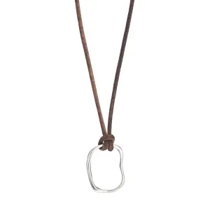 Raw Journey Necklace - Sterling Silver