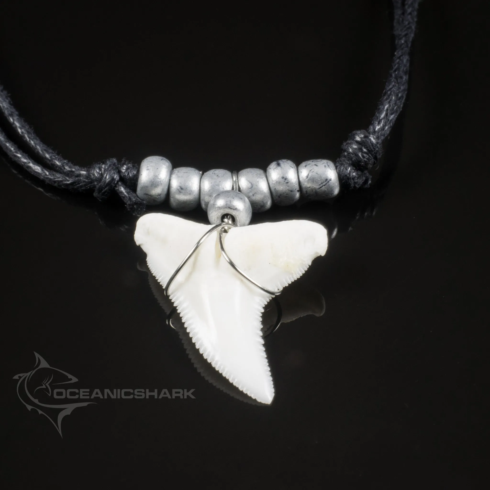 Real shark tooth necklace not fossil shark for sale  c7