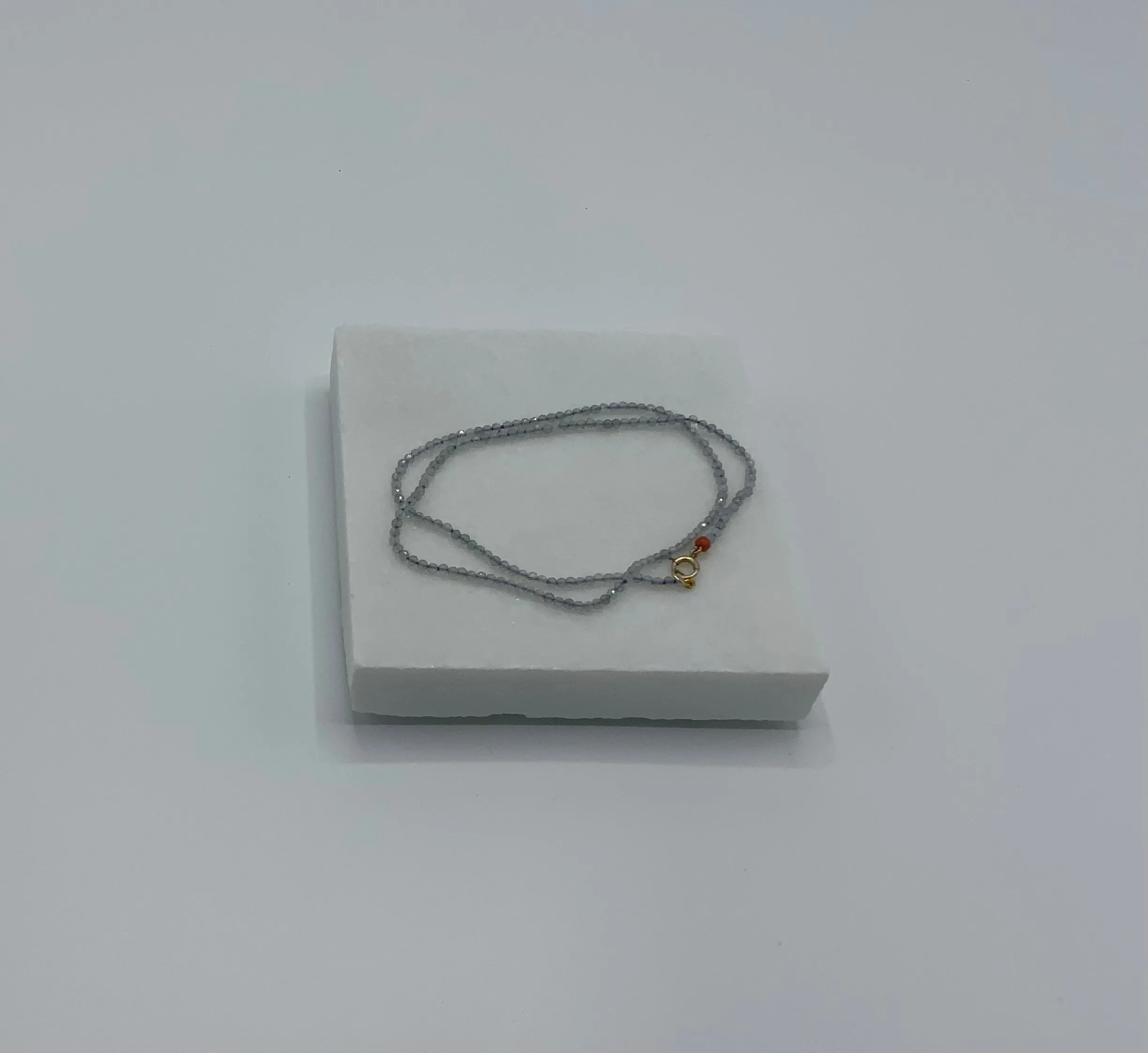 Rebecca Brenner Jewelry ~ Faceted Chalcedony Necklace