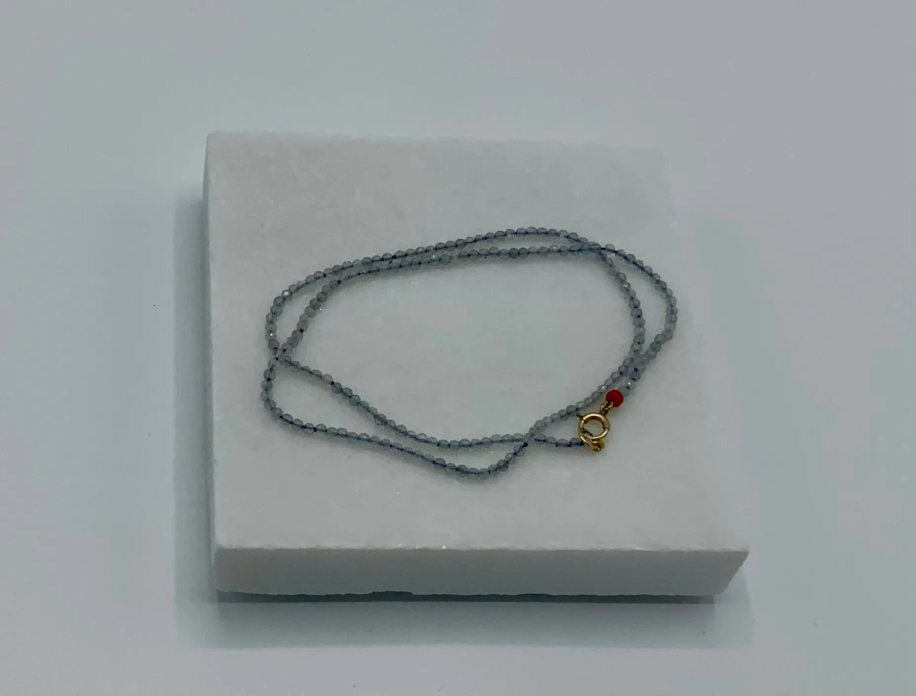 Rebecca Brenner Jewelry ~ Faceted Chalcedony Necklace