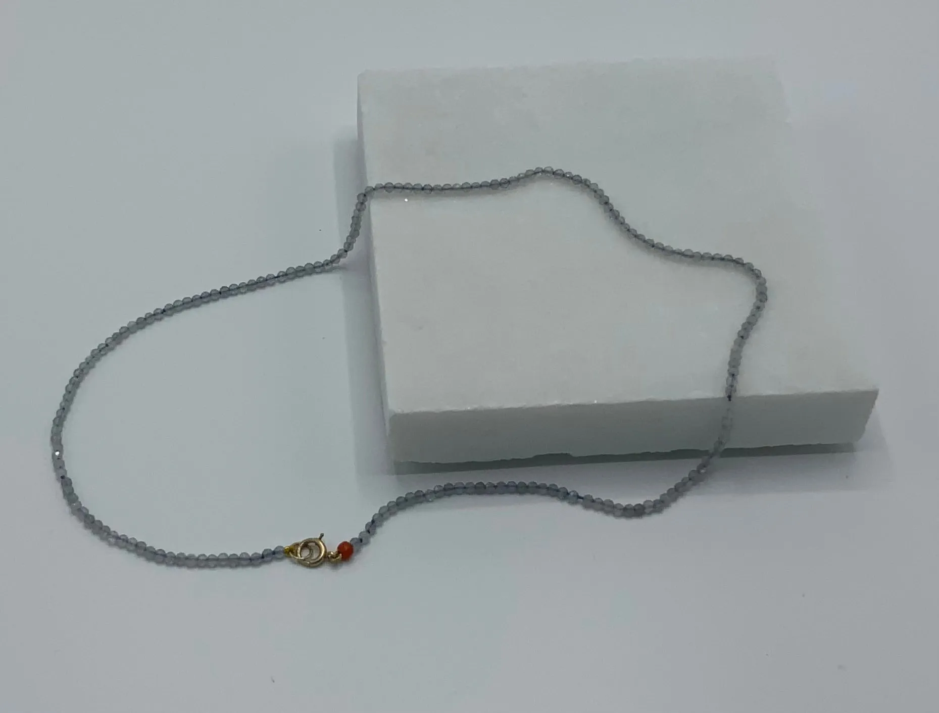 Rebecca Brenner Jewelry ~ Faceted Chalcedony Necklace