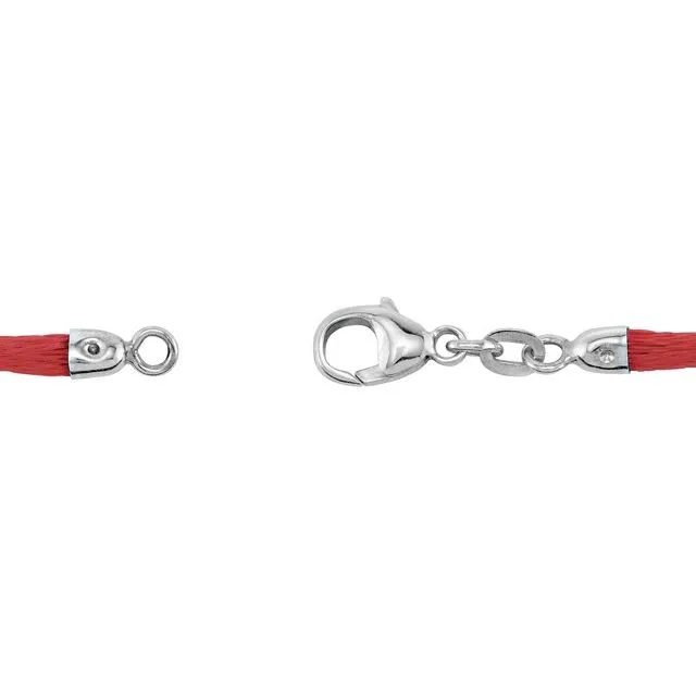 Red 2.25 mm Silk 16" Cord