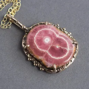 Rhodochrosite Stalactite Pendant