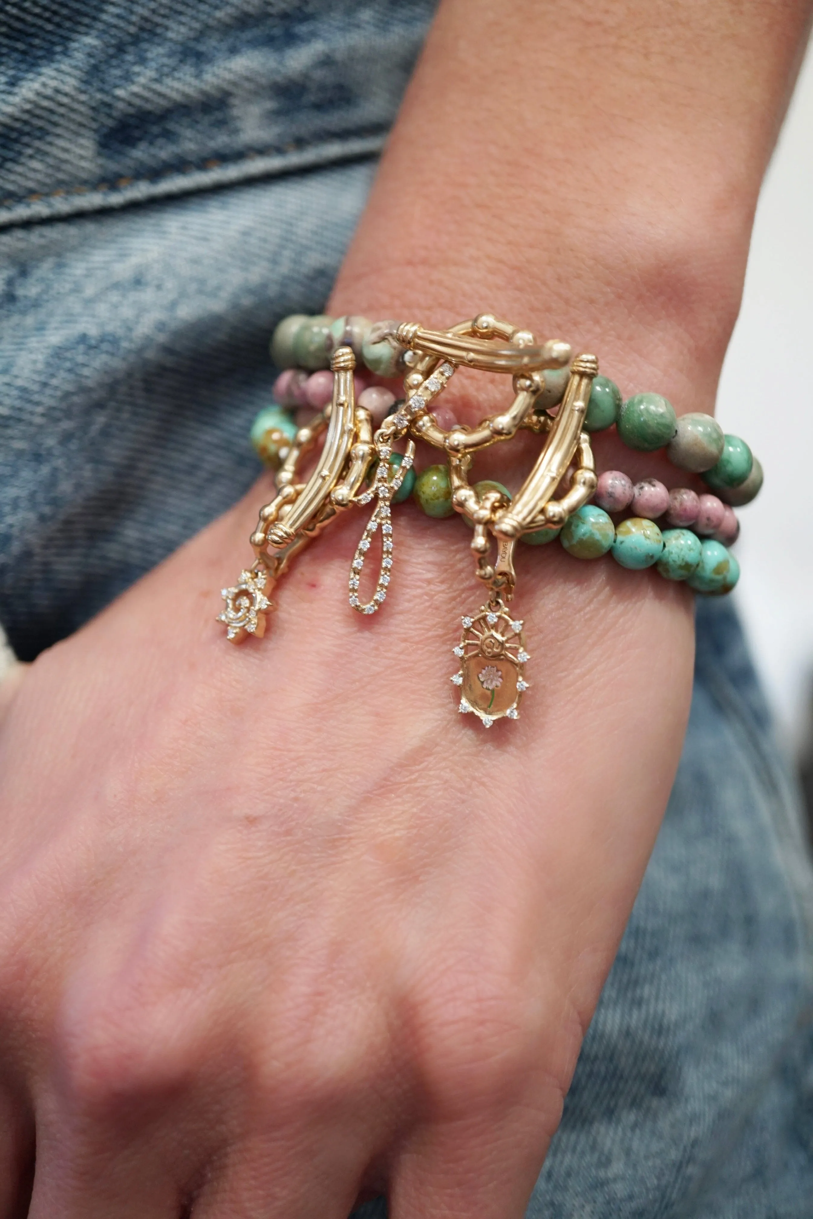Rhodonite Soleil Bracelet