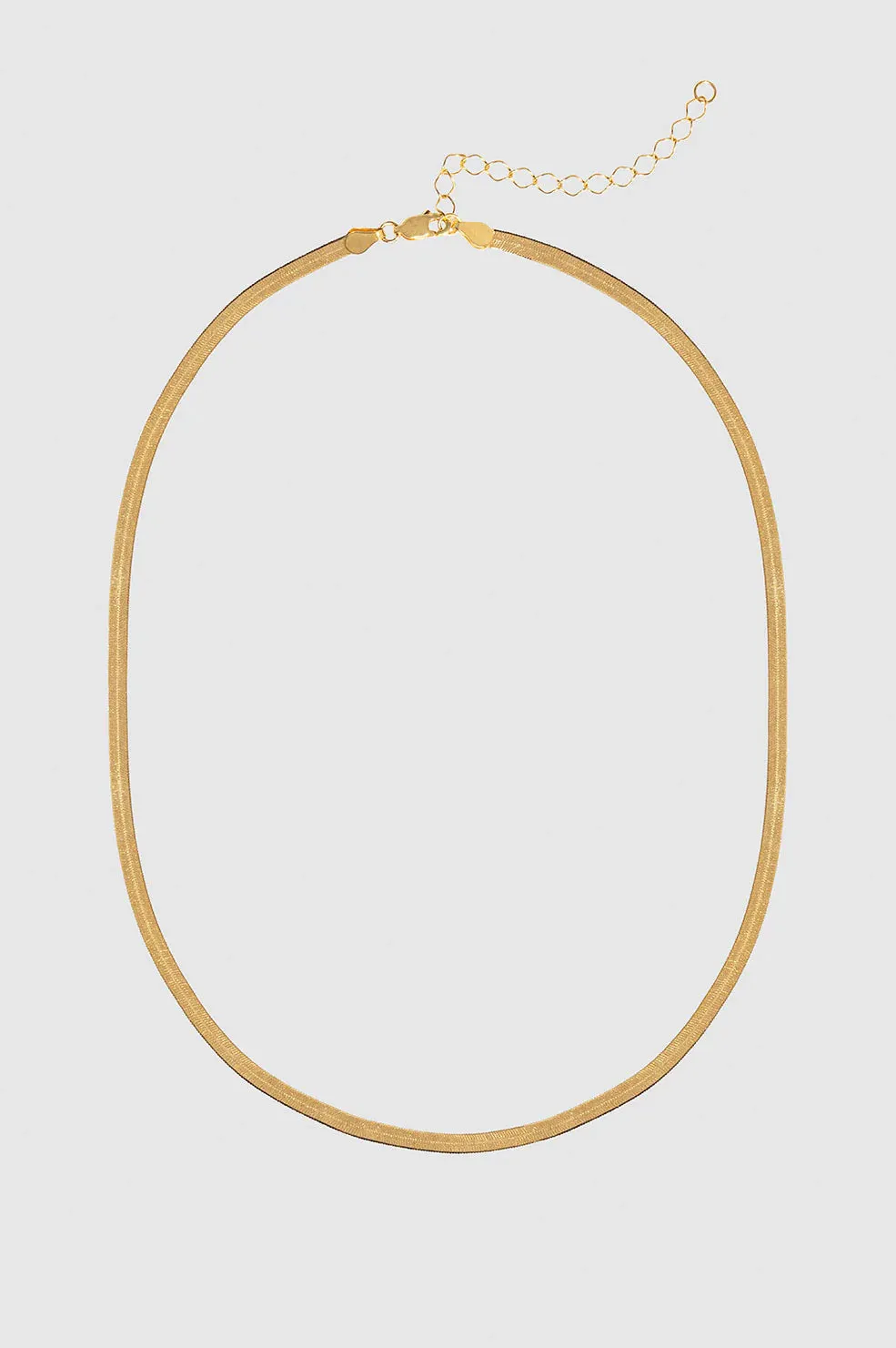 Ribbon Coil Necklace - 14k Gold