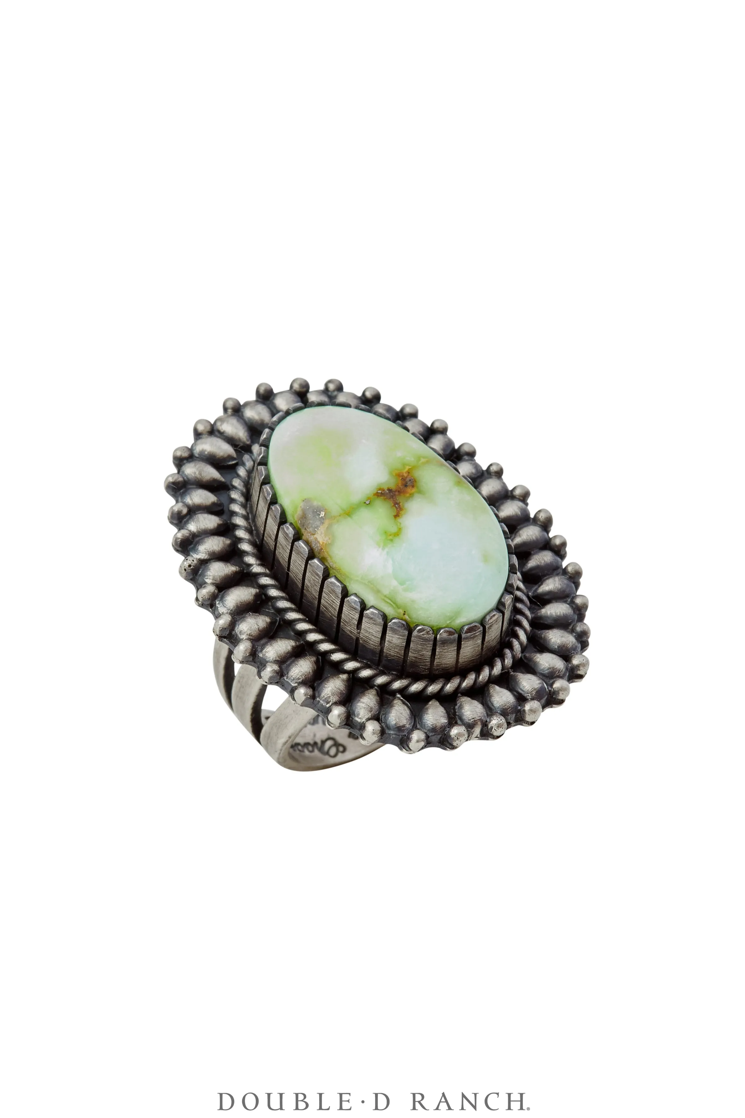 Ring, Natural Stone, Turquoise, Palomino Mine, Hallmark, Contemporary, 8, 1721