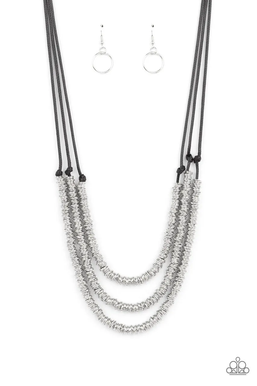 RING to Reason Black Paparazzi Necklace