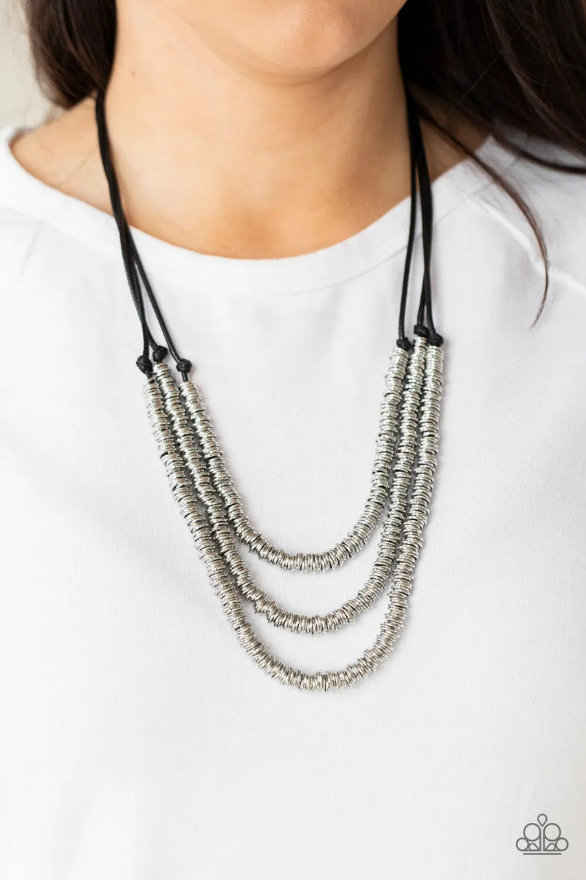 RING to Reason Black Paparazzi Necklace