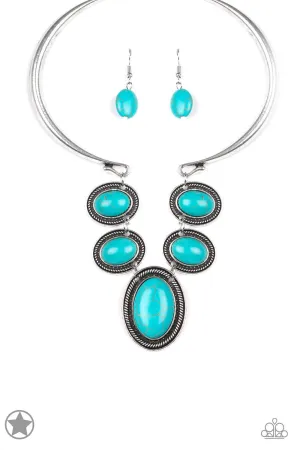 River Ride - Blue (Turquoise) Necklace