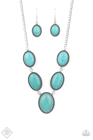 River Valley Radiance Blue Paparazzi Necklace