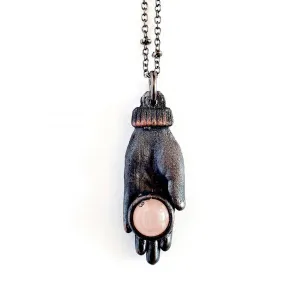 Rose Quartz Fortune Tellers Necklace