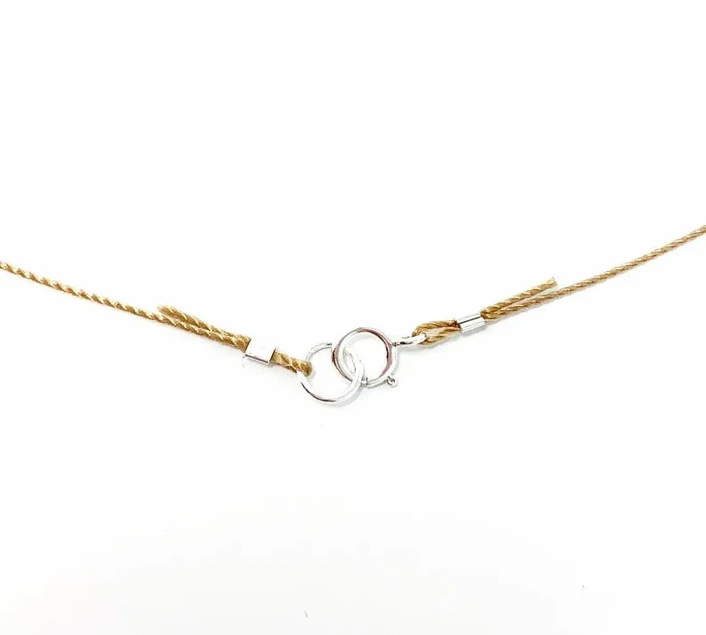 Rose Quartz Small Faceted Teardrop Necklace