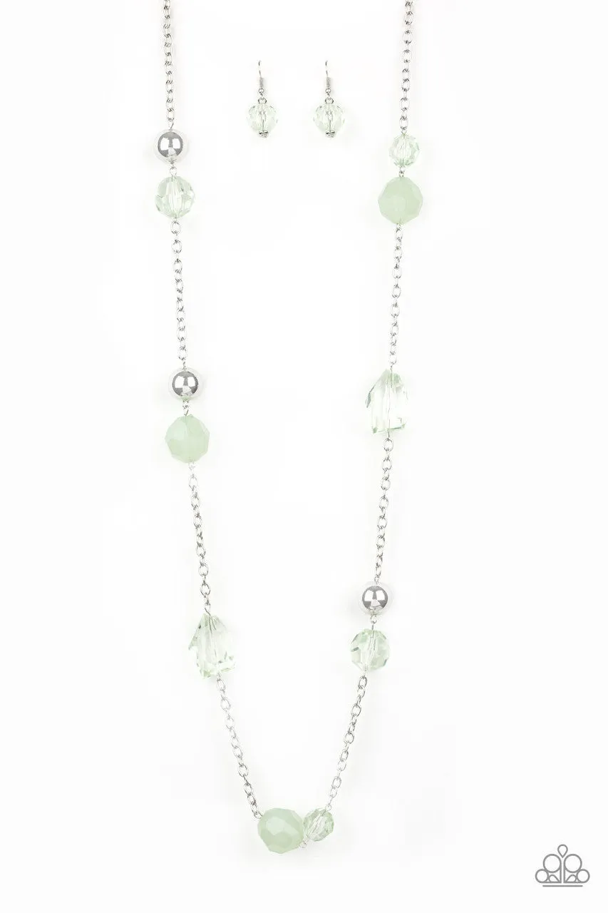 Royal Roller Green Paparazzi Necklace