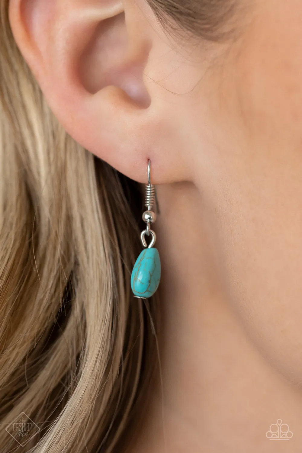 Saguaro Soul Trek - Blue (Turquoise) Necklace (SSF-0422)