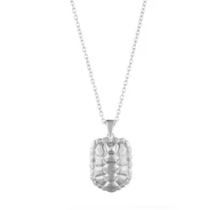 Sahel Sterling Silver Tortoise Shell Pendant Necklace