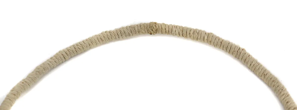 Santo Domingo (Kewa) Multi-Stone Heishi Necklace with Thunderbird Pendant c. 1930s, 30" length (J15050)