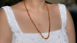 Sapphire Necklace, Padparascha Sapphires