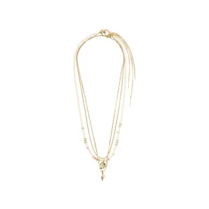 Sea Necklace - White/Gold