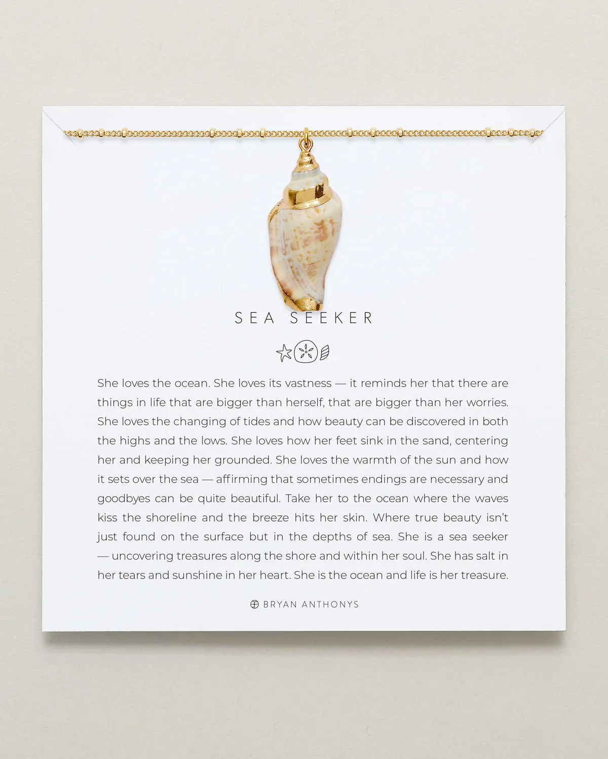 Sea Seeker Shell Necklace