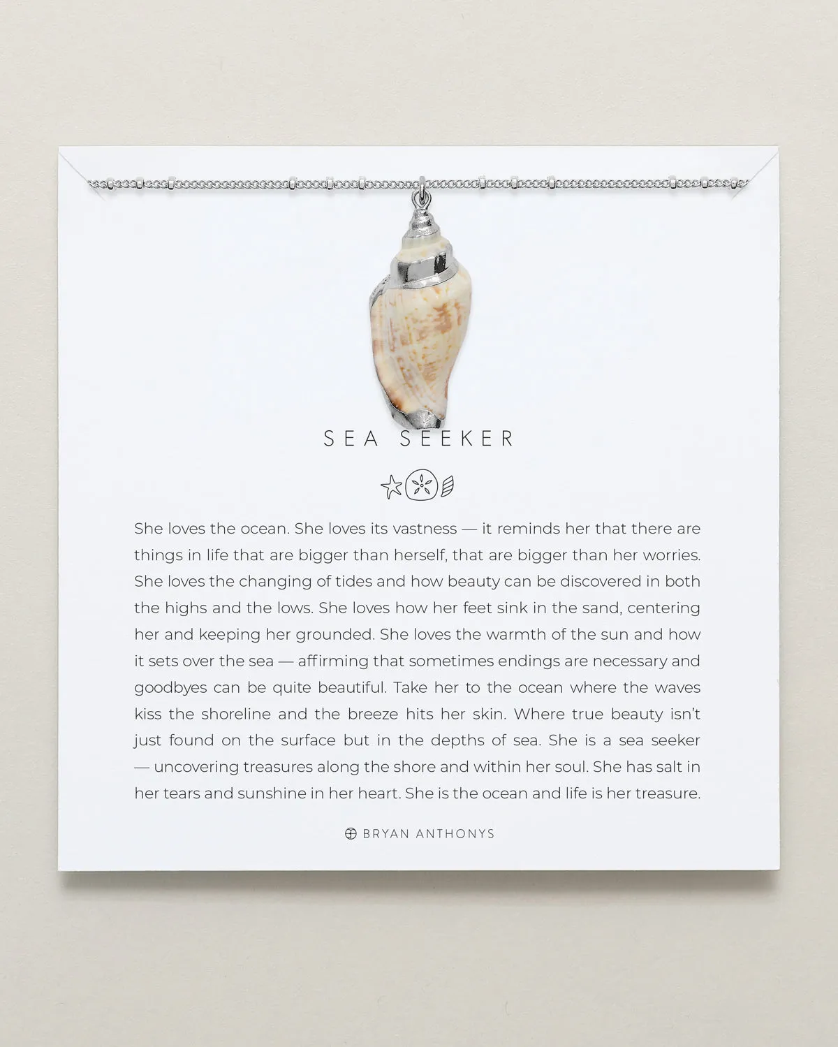 Sea Seeker Shell Necklace