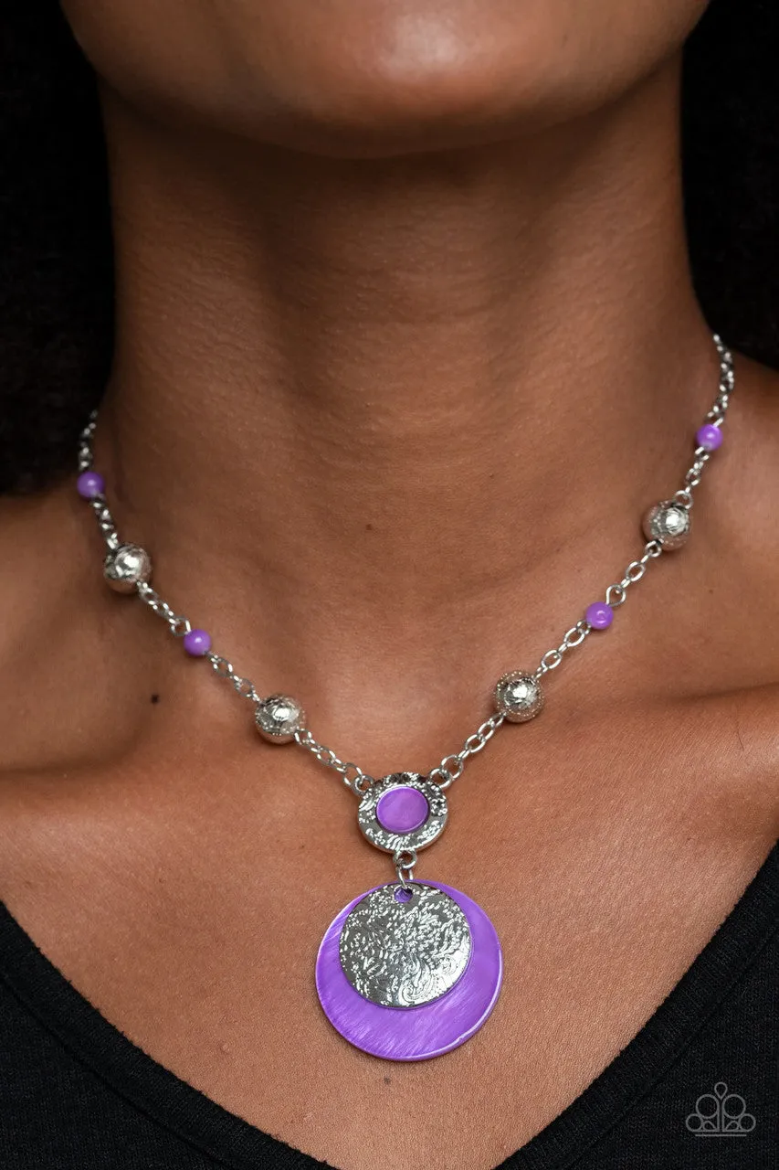 SEA the Sights Purple Paparazzi Necklace