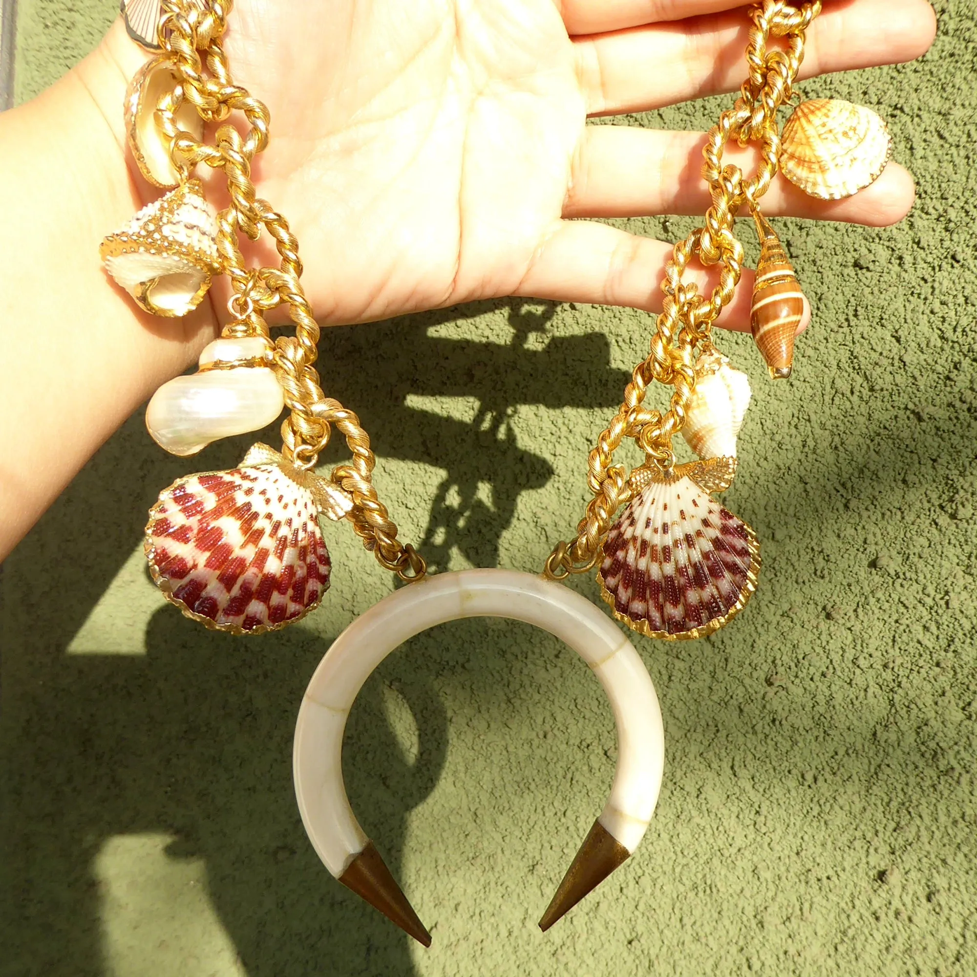 Seashell necklace