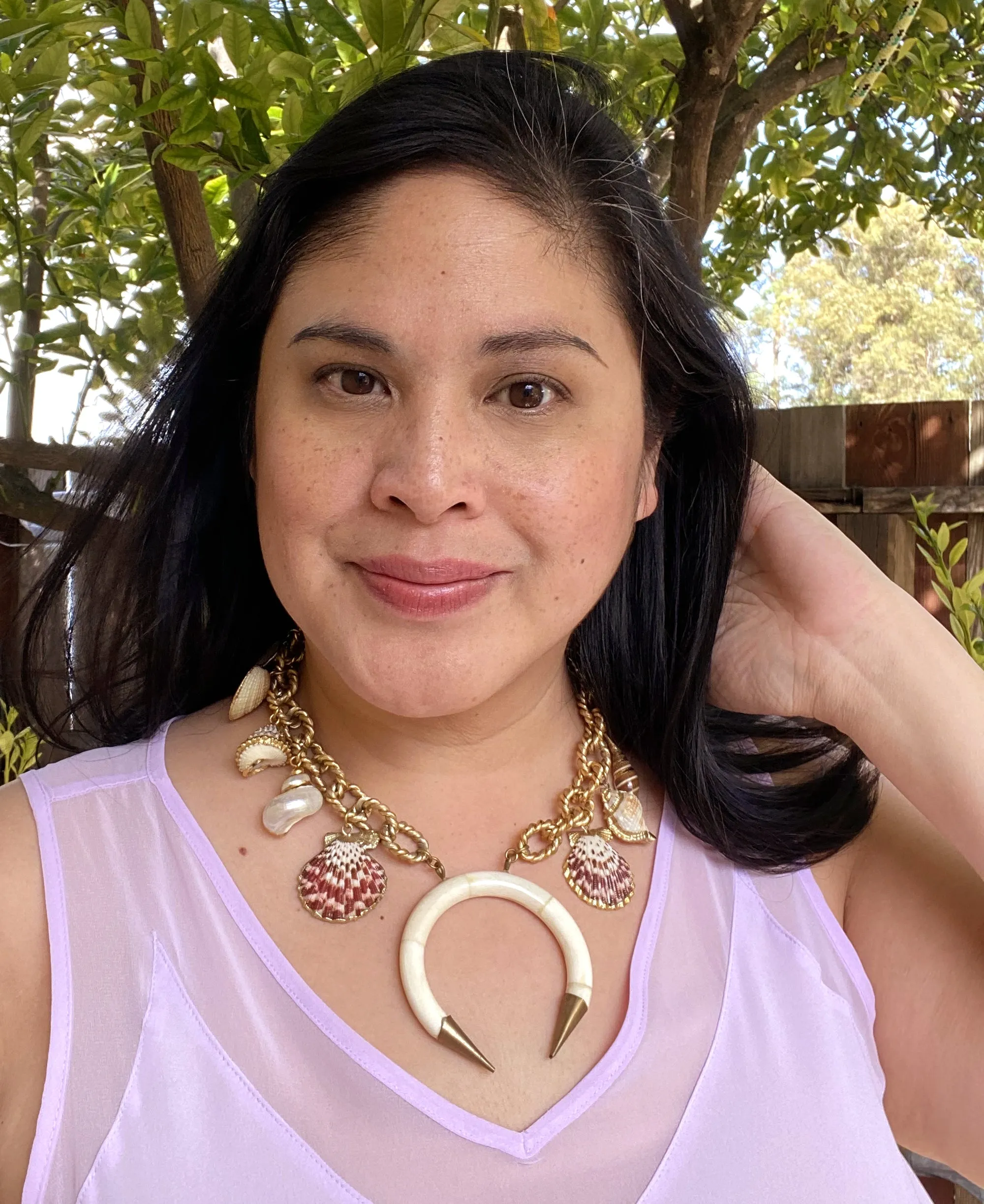 Seashell necklace