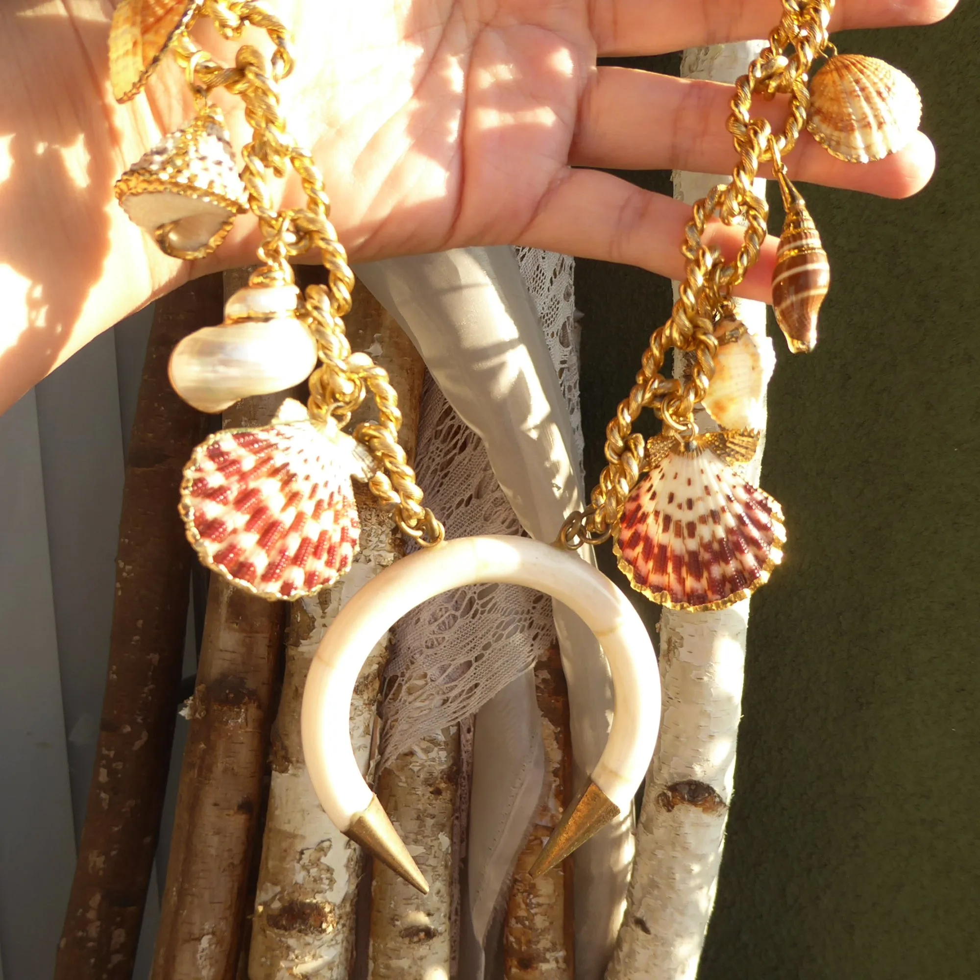 Seashell necklace
