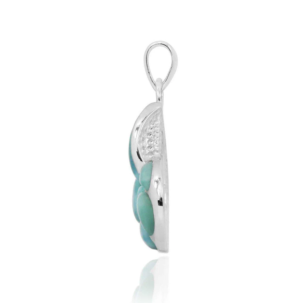 Seashell Pendant with Larimar - Miami