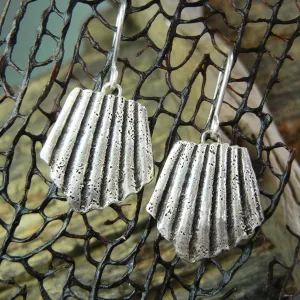 SeaShell Silver Earrings