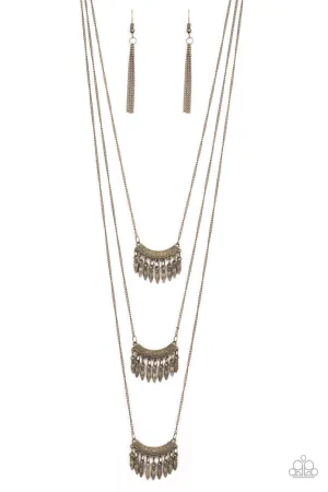 Seasonal Charm Brass Paparazzi Necklace