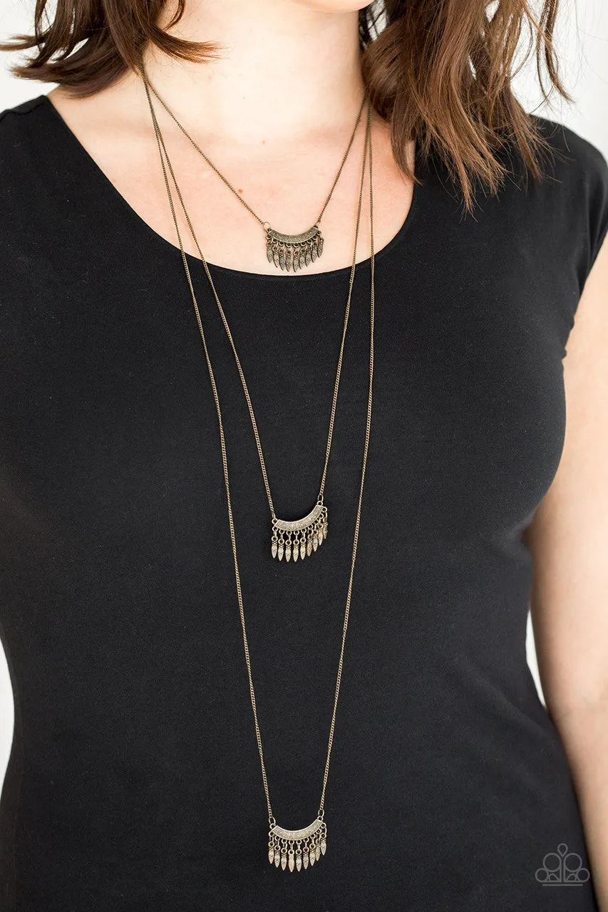 Seasonal Charm Brass Paparazzi Necklace