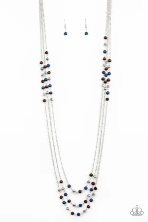 Seasonal Sensation Blue Paparazzi Necklace