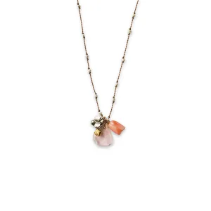 See Real Flowers Charm Necklace