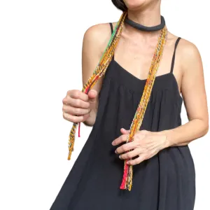 Sheena Handwoven High Priestess Rope Necklace