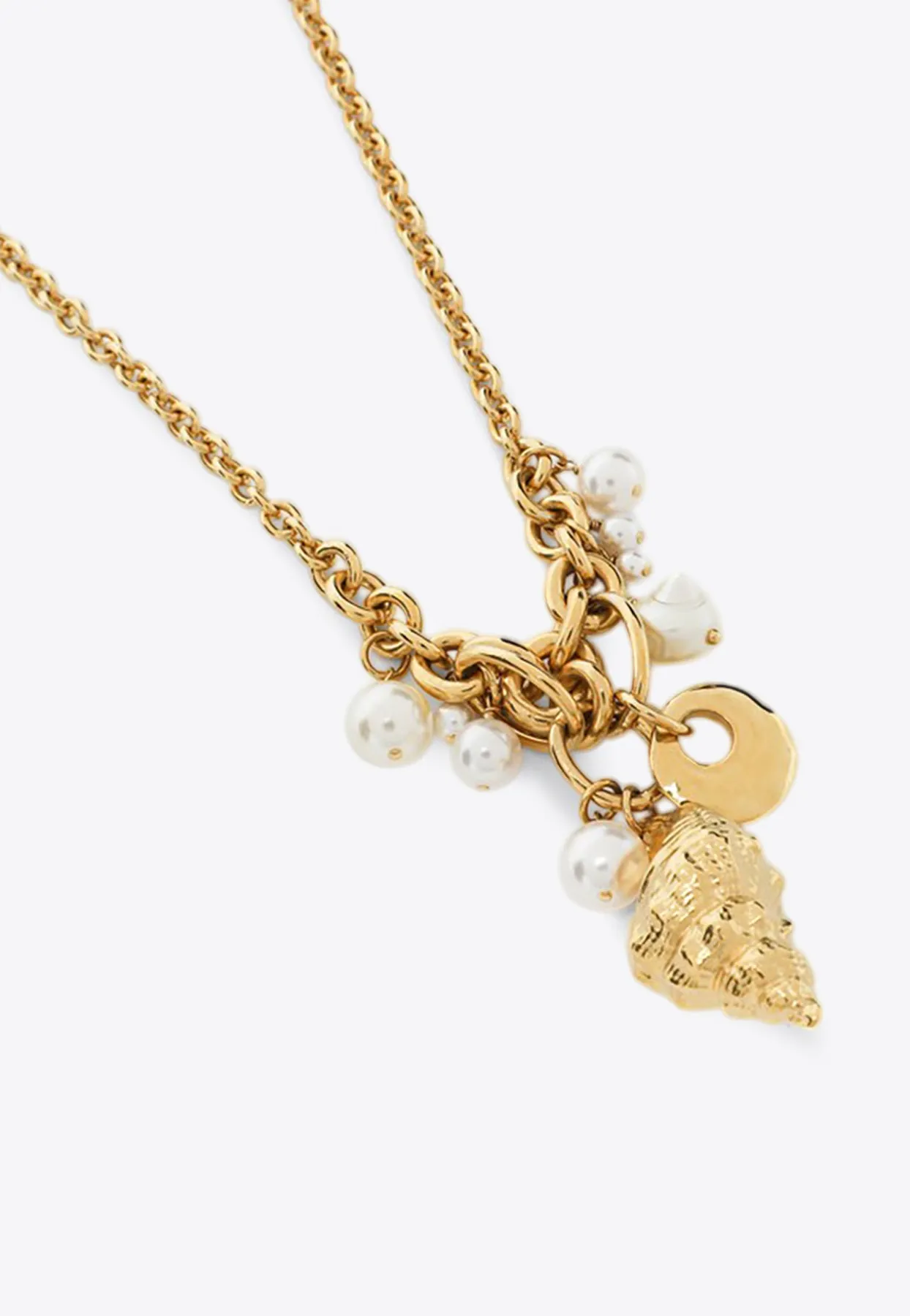 Shells Pendant Long Necklace