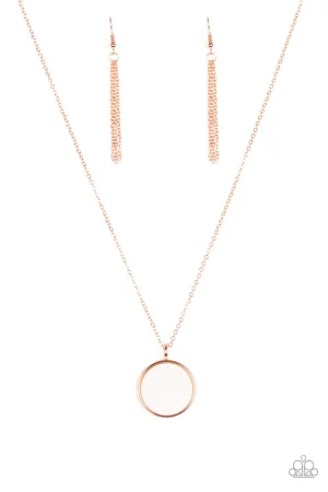 Shimmering Seashore Copper Paparazzi Necklace