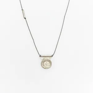 Silver Circle Talisman Necklace