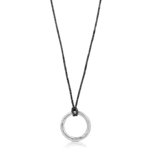 Silver Duna Tube Necklace