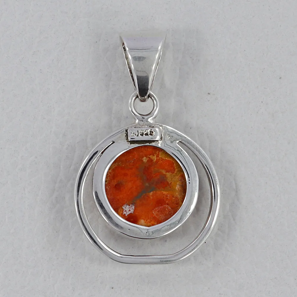 Silver Mohave Turquoise Pendant