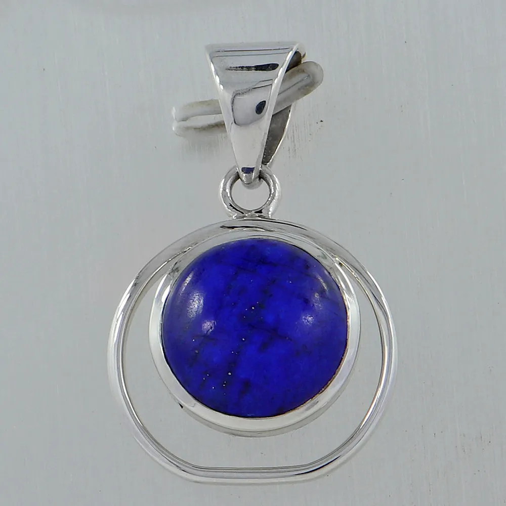 Silver Mohave Turquoise Pendant