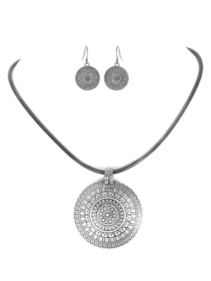 SILVER NECKLACE #WS23998S39 (SHBD2/RD25)