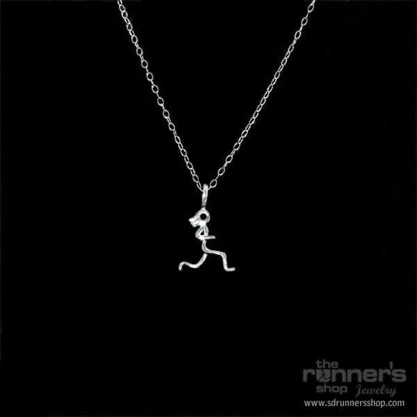 Silver "Atalanta" Runner Necklace