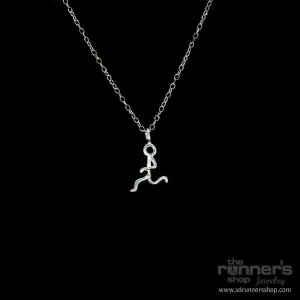 Silver "Hermes" Runner Necklace
